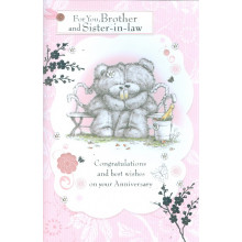 Brother & Sister-in-law Anniversary Cute Cards SE19868