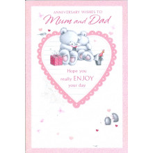 Mum & Dad Anniversary Cute Cards SE20151