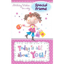 Special Friend Female Cute Cards 75 SE20160
