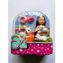 Evi Love 12cm Animal Friends Doll 2 Asst