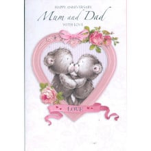 Mum & Dad Anniversary Cute Cards SE20472