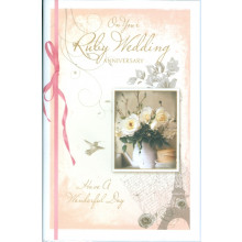 Ruby Anniversary 75 Cards SE20606