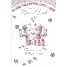 Mum & Dad Anniversary Cute Cards SE20635
