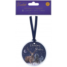 XE02113 8 Gift Tags Moonlit Forest