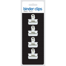 Small Binder Clips 4x30mm Carded