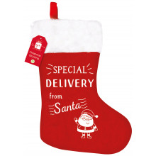 XF4606 Red Santa Stocking Special Delivery