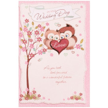 Brother & Sister-in-law Anniversary Cute 75 Cards SE21793