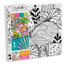 Colour In Canvas 25cmx25cm Assorted