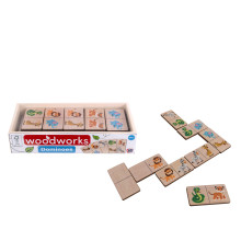 Woodworks Wooden Dominoes Boxed CDU