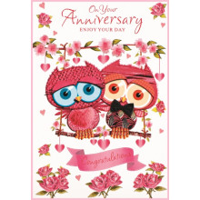 Sister & Brother-In-Law Anniversary Cute Cards SE22701