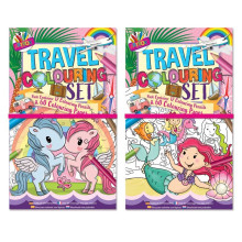 Travel Colouring Set Unicorn & Mermaids