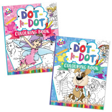 Dot To Dot and Colouring Book 2 Assorted Designs