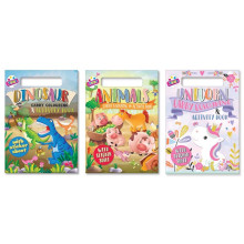 A4 Carry Colouring & Activity Pad 3 Asst