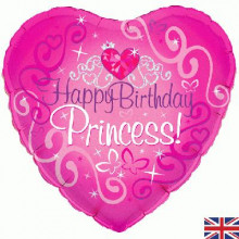Birthday Princess Foil Balloon 18"