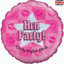 Hen Party Pink Foil Balloon 18"