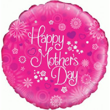 Dappled Flowers Mothers Day Foil Balloon