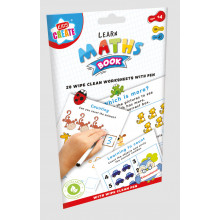 A5 Wipe Clean Learn Maths Book