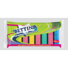 Bettina Sponge Scourers 16 Assorted