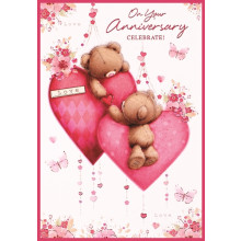 Son & Daughter-in-law Anniversary Cute Cards SE22929