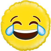 18" Emoji Laugh Out Loud Foil Balloon