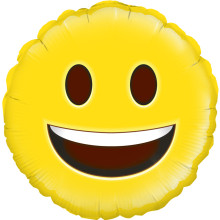 18" Emoji Happy Foil Balloon