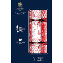XF5206 Tom Smith Recyclable Family Contemporary Crackers 8 x 31.75cm (Plastic Free)