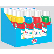 Ready Mixed Paint Bottles Red/Blue/Green/Yellow