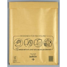 A/000 Gold Mail Lite Postal Bags 110 x 160mm