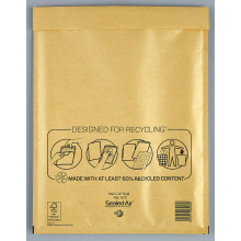 B/00 Gold Mail Lite Postal Bags 120 x 210mm