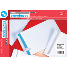 Envelopes Peel & Seal White 324 x 229mm C4 25's