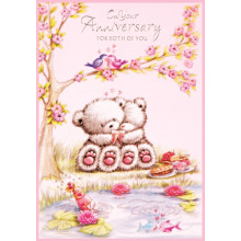 Mum & Dad Anniversary Cute Cards SE23554