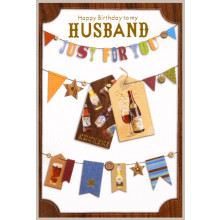 Husband Birthday Trad 75 Cards SE23576