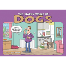 DD01006 A4 Wiro Calendar World Of Dogs