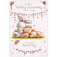 Mum & Dad Anniversary Cute Cards SE23995