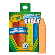 Crayola 12 Sidewalk Chalks Hang Pack