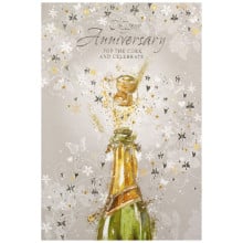Brother & Sister-in-law Anniversary Trad Cards SE24215