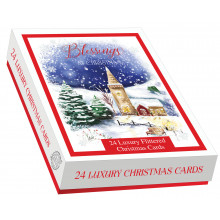 XF0208 24 Winter Blessings Boxed Xmas Cards