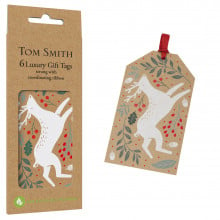 XE02003 6 Gift Tags Festive Woodland
