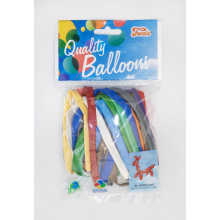 Balloons Modelling Asst Colours 20's