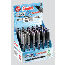 Pentel Energel Plus Pen Blue/Black Disp.