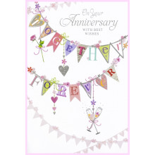 Sister & Brother-in-law Anniversary Trad 75 Cards SE25138