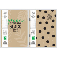 DD00504 A4 Eco Recyclable WTV Diary Asst