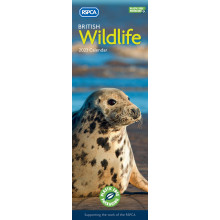 DE01102 Slim Calendar RSPCA Wildlife
