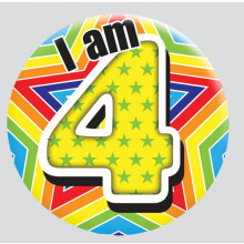 Age 4 Mix 55mm Small Badge