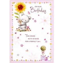 Get Well Female Cute Cards SE25552