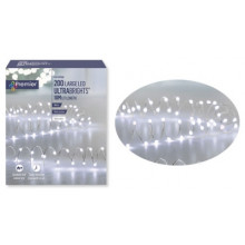 XF3409 200 LED White Ultrabright 10 Metre Lit Length