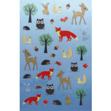 PVC Stickers Woodland Animals