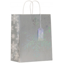 XE02311 Gift Bag Snowflakes Large