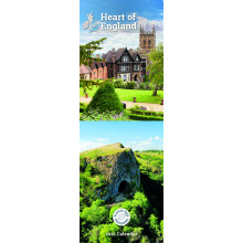 DH1606 Slim Heart of England Calendar