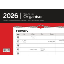 DH0907 A4 Family Organiser Week To View